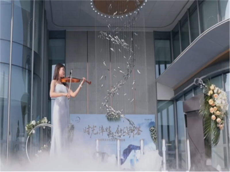 海玥府盛大開業(yè)，室內(nèi)魚群水簾驚艷現(xiàn)場(chǎng)